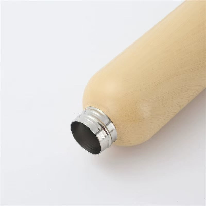 304 Stainless Steel Rubber Paint Small Mouth Bottle Thermos Cup Solid Color Minimalist