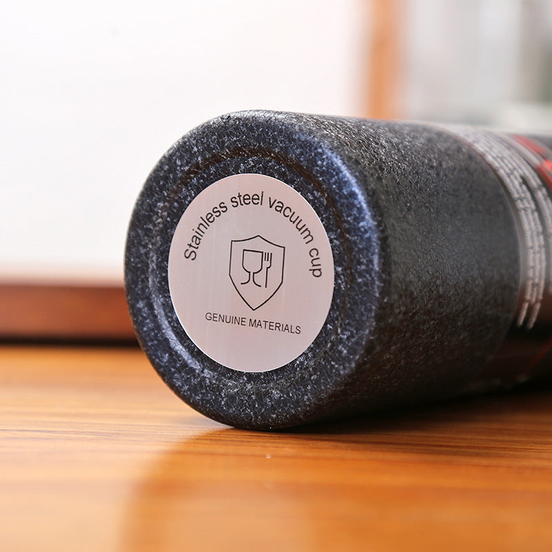 Ice Paint 316 Stainless Steel Thermos Cup Rope Holding Kettle Portable Sports Bottle