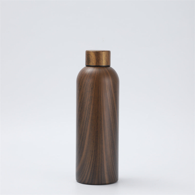 304 Stainless Steel Rubber Paint Small Mouth Bottle Thermos Cup Solid Color Minimalist