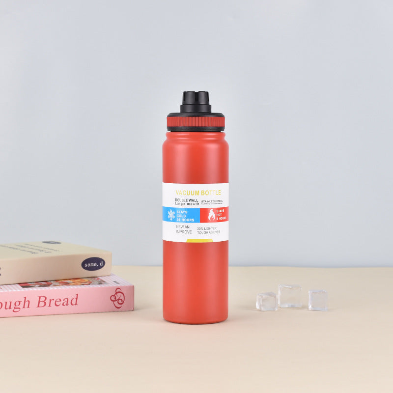 304 Stainless Steel Insulated Cup Large Capacity Sports Water Bottle Outdoor Portable Handheld