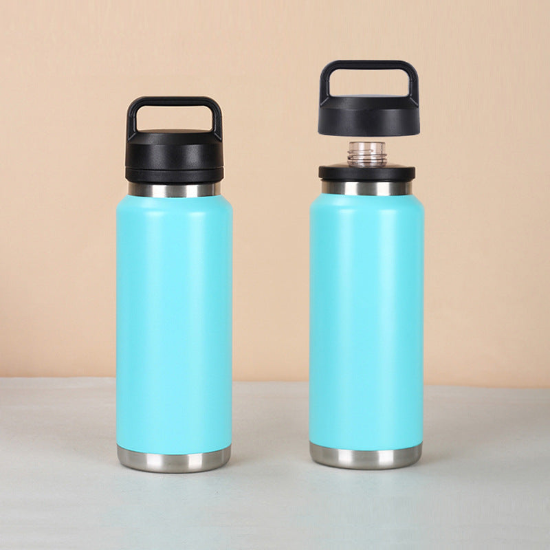 304 Stainless Steel Double Wall Thermal Cup Portable Sports Kettle