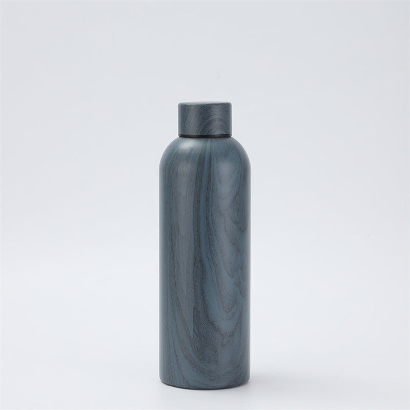 304 Stainless Steel Rubber Paint Small Mouth Bottle Thermos Cup Solid Color Minimalist