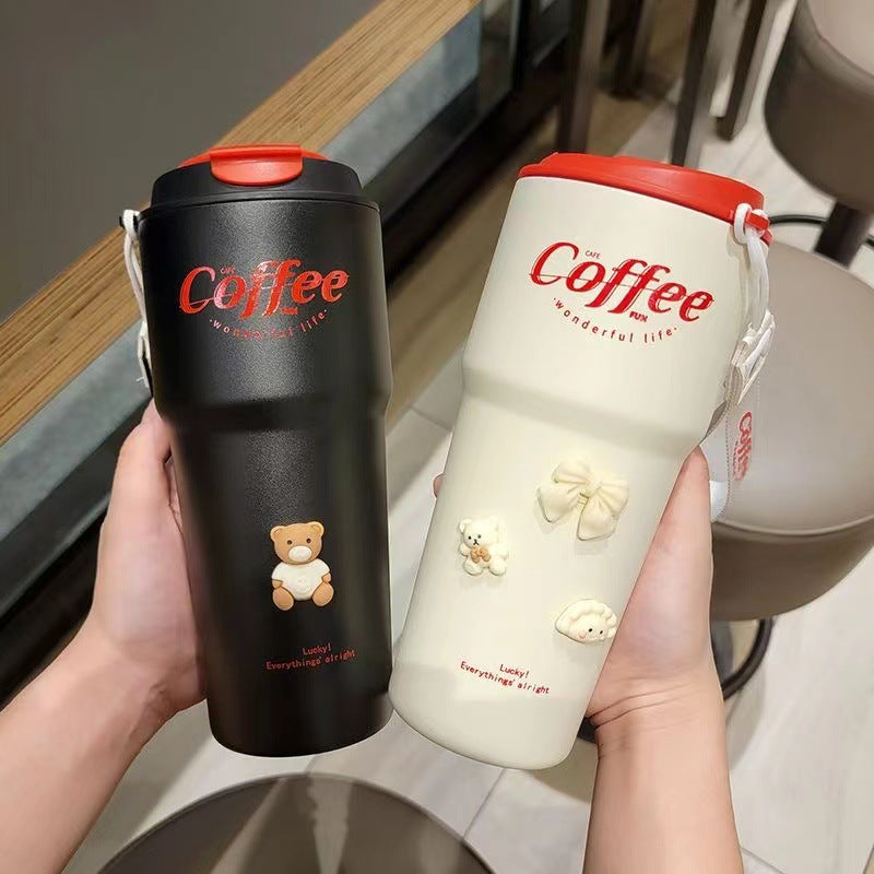 304 Stainless Steel Coffee Cup Portable Travel Insulated Cup