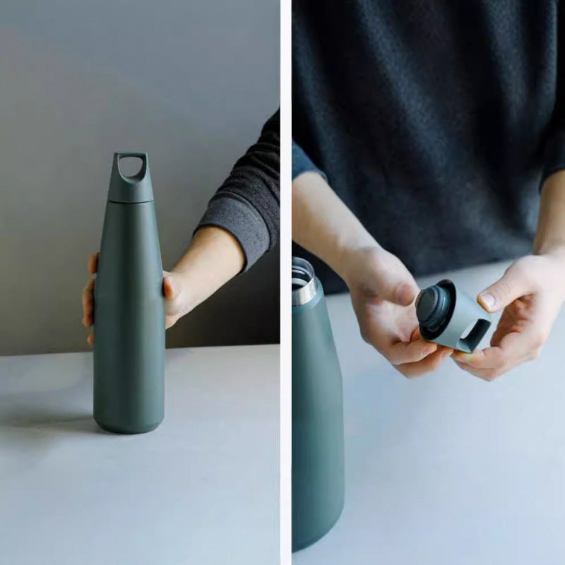 Simple 304 Stainless Steel Insulated Cup Portable Outdoor Sports Travel Coffee Cup