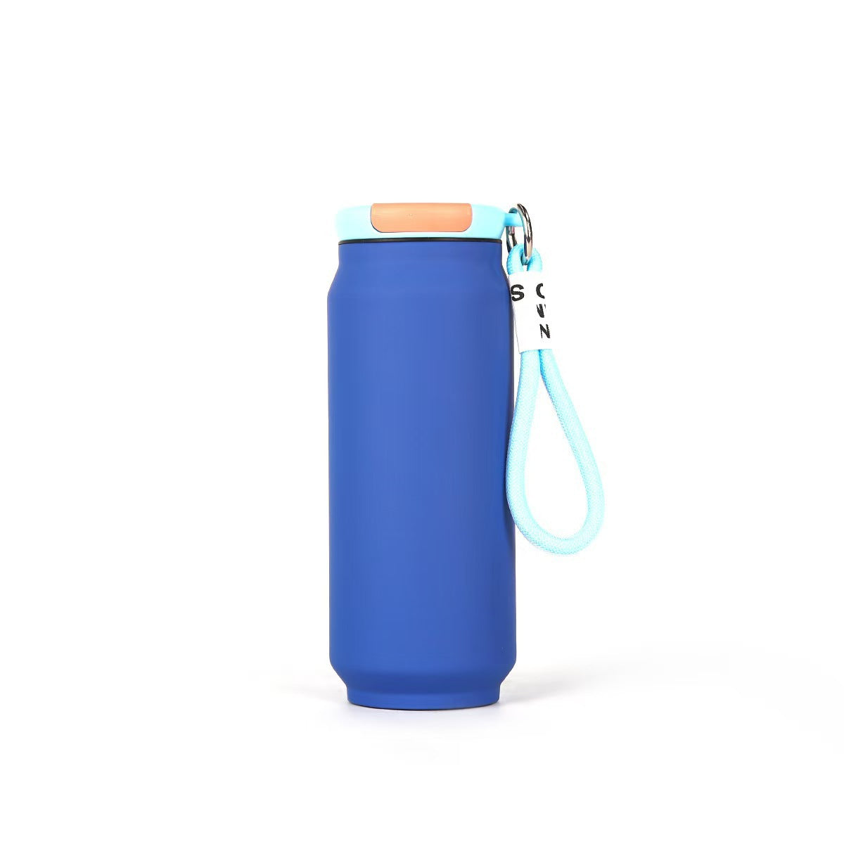 304 Stainless Steel Travel Cup Outdoor Portable Easy-to-Pull Can with Strap