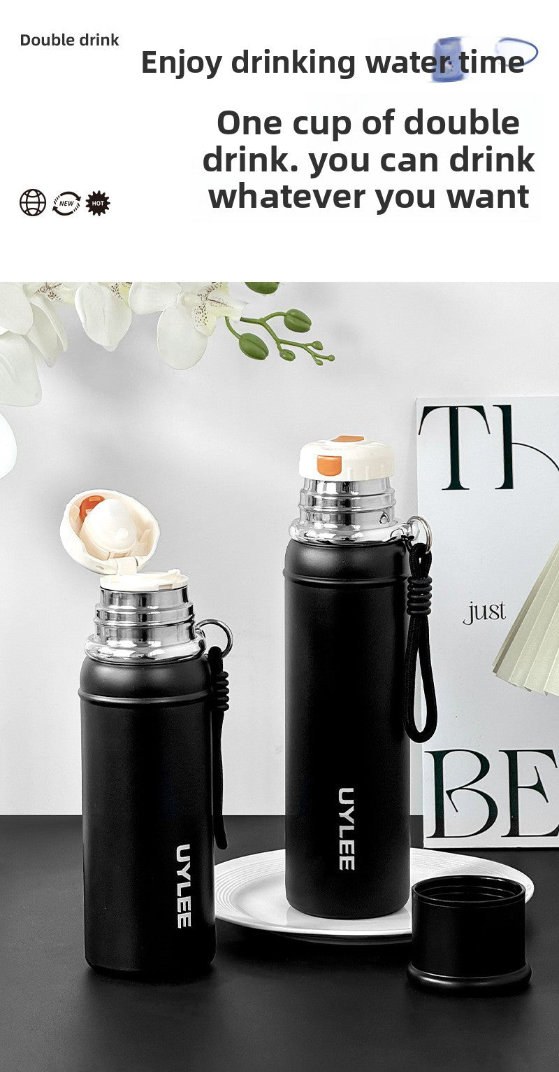 Large capacity 316 stainless steel insulated car water bottle