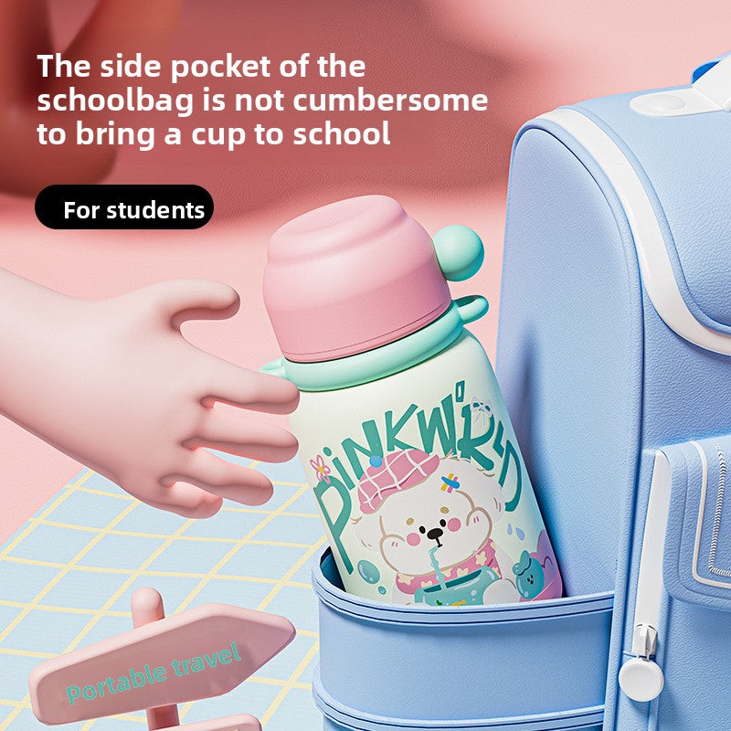 316 Stainless Steel Cartoon Insulated Cup Portable Travel Student Children