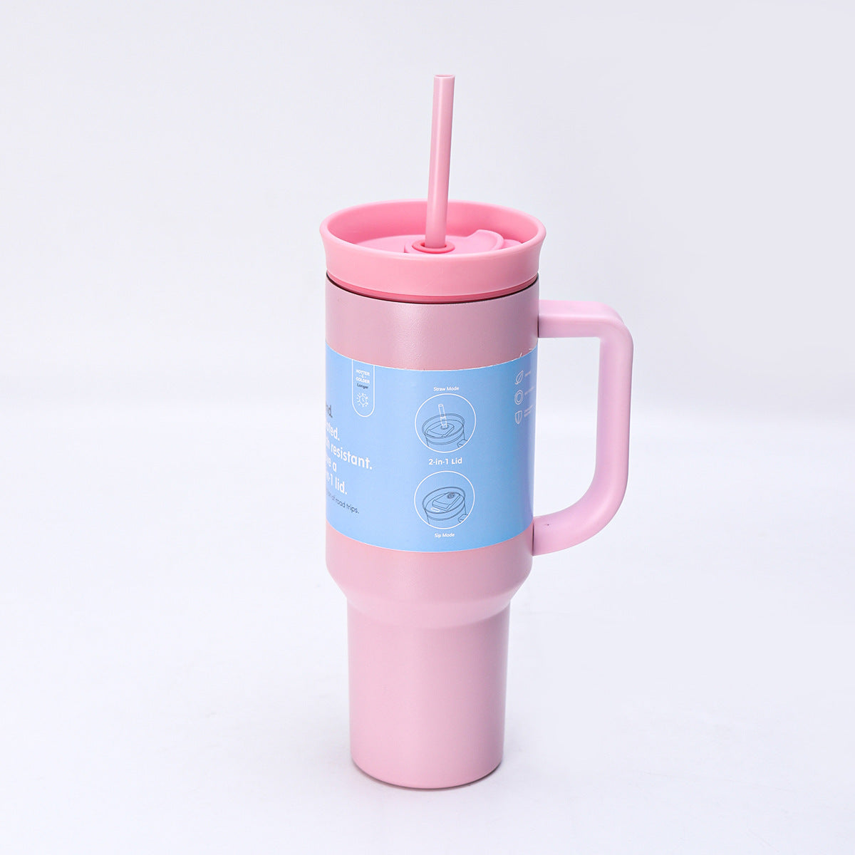 40oz Handle Cup 304 Stainless Steel Suitable for Car Cup Holder