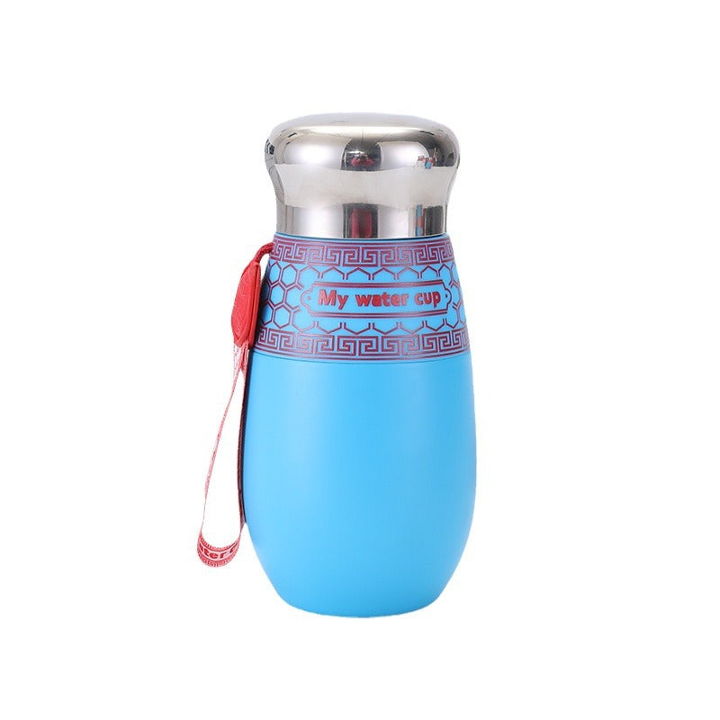 316 Stainless Steel Insulated Cup with Portable Strap Chinese Style