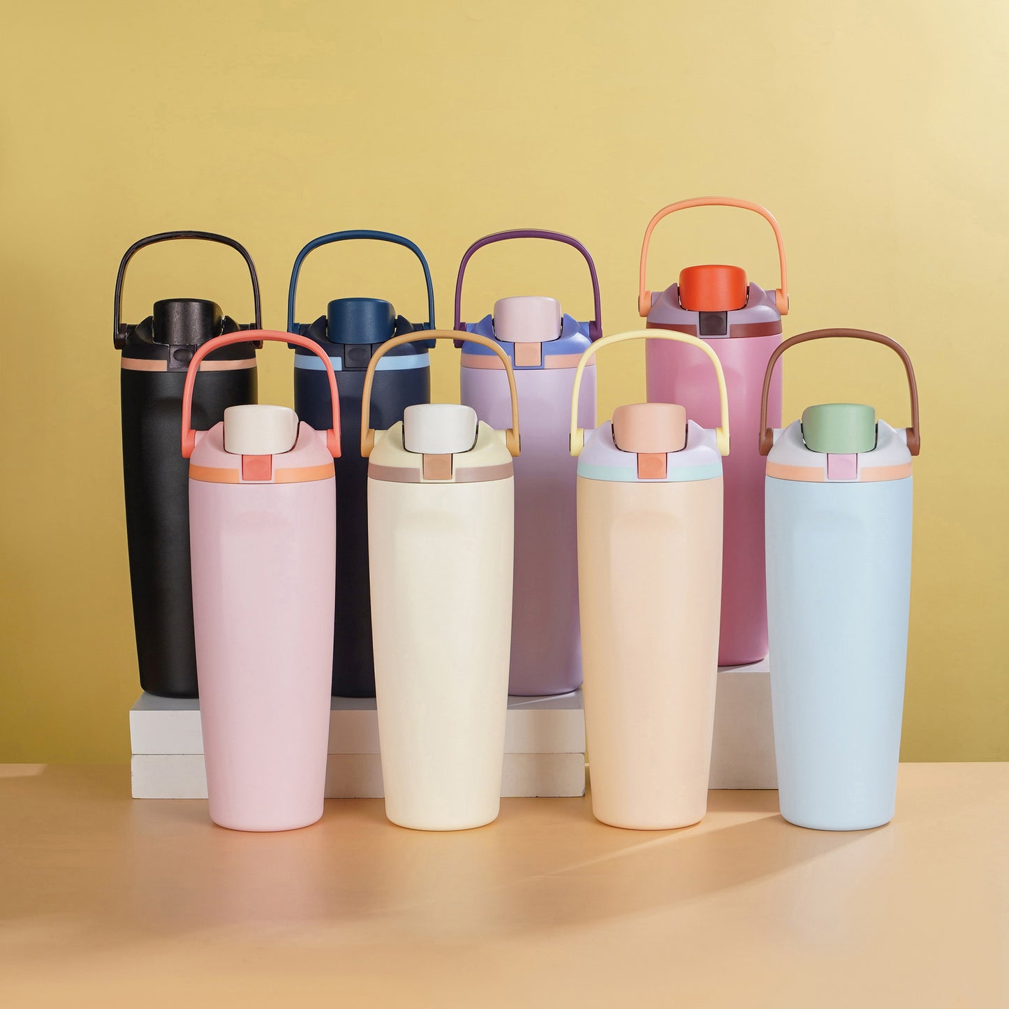 Portable 30oz 304 Stainless Steel Insulated Sports Water Bottle