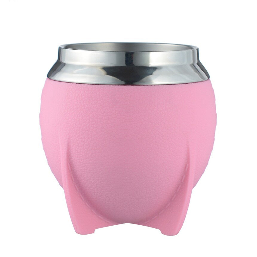 304 Stainless Steel Mada Cup Double Insulated U-Shaped Portable Coffee Cup