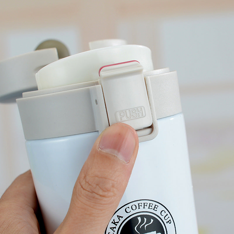 Bouncing Coffee Cup Portable Thermos Cup Business Gift Office Water Cup