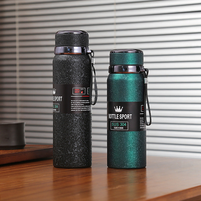 Ice Paint 316 Stainless Steel Thermos Cup Rope Holding Kettle Portable Sports Bottle