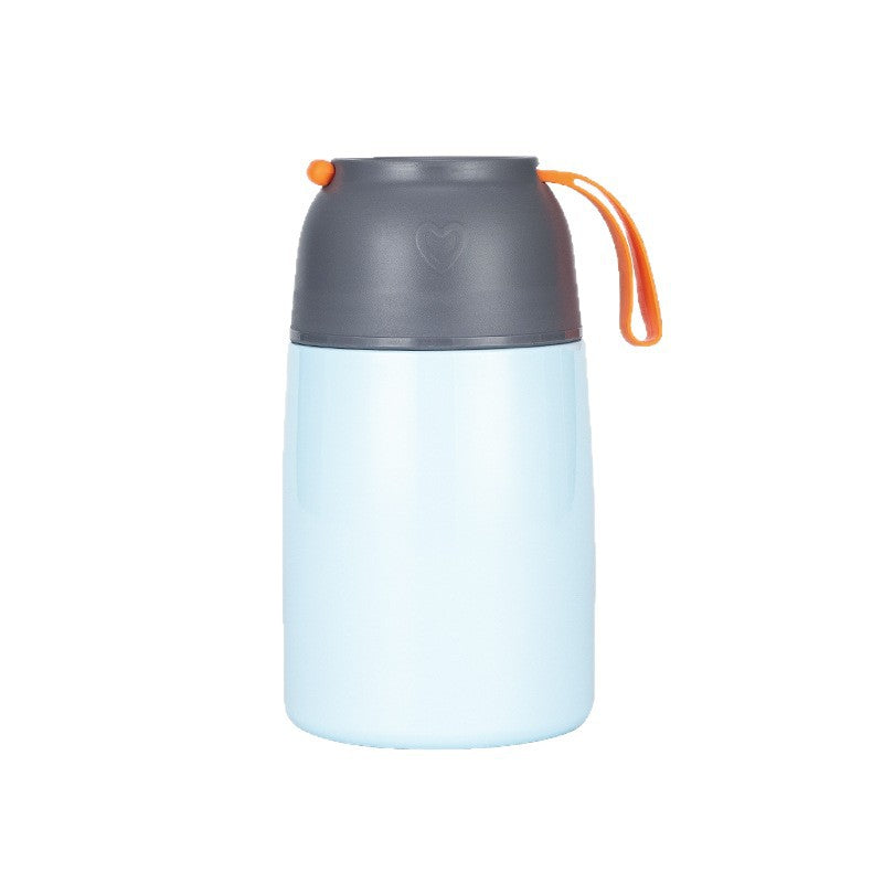 304 Stainless Steel Vacuum Insulated Lunch Box for Students and Office Workers with Portable Strap
