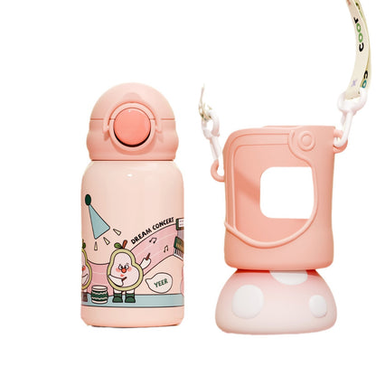 Smart Children's Student 316 Stainless Steel Insulated Cup with Straw Portable Water Bottle