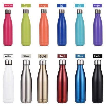 Coke Bottle Sports Water Bottle 304 Stainless Steel Bowling Cup
