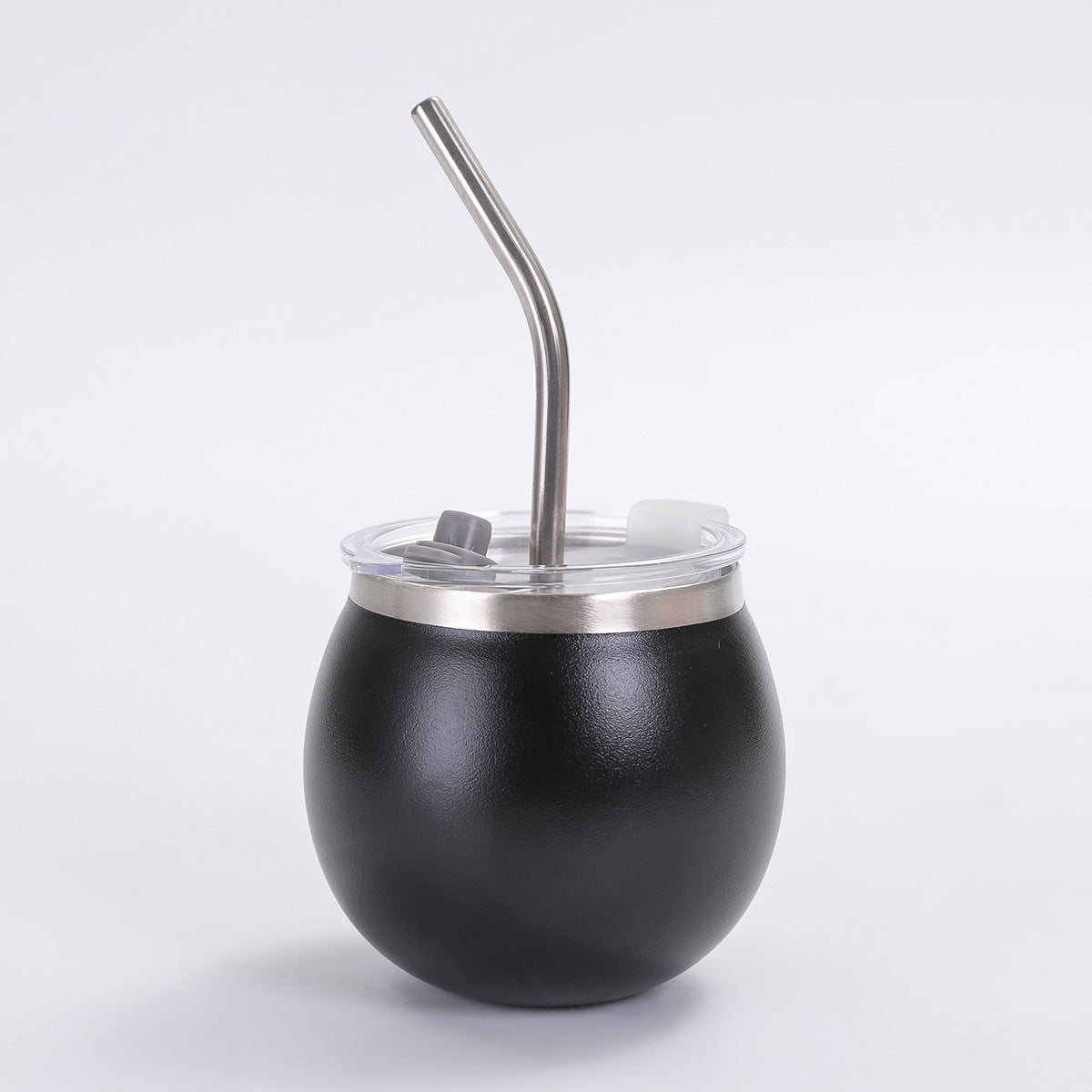 Mini Mate Tea Cup with Straw 304 Stainless Steel Pocket Portable