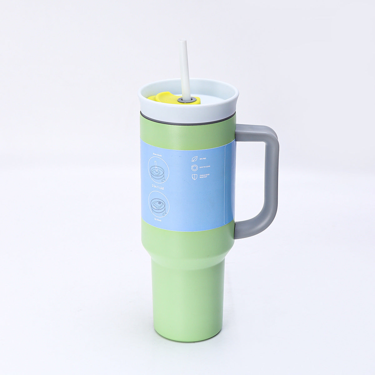 40oz Handle Cup 304 Stainless Steel Suitable for Car Cup Holder