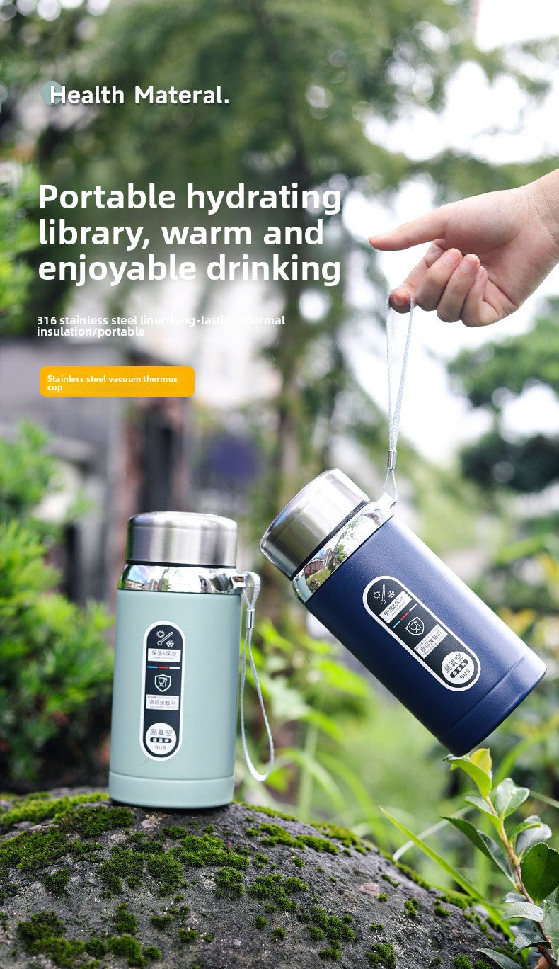316 Stainless Steel Tea Water Separation Insulation Outdoor Portable Sports Water Bottle