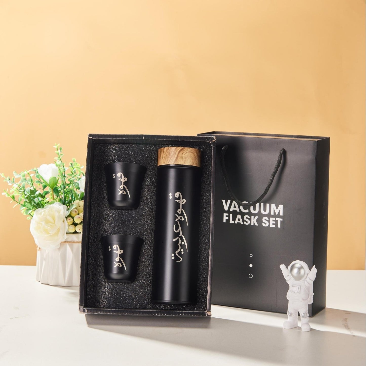 Middle Eastern Style Arabic 304 Stainless Steel Insulated Cup Gift Box Set