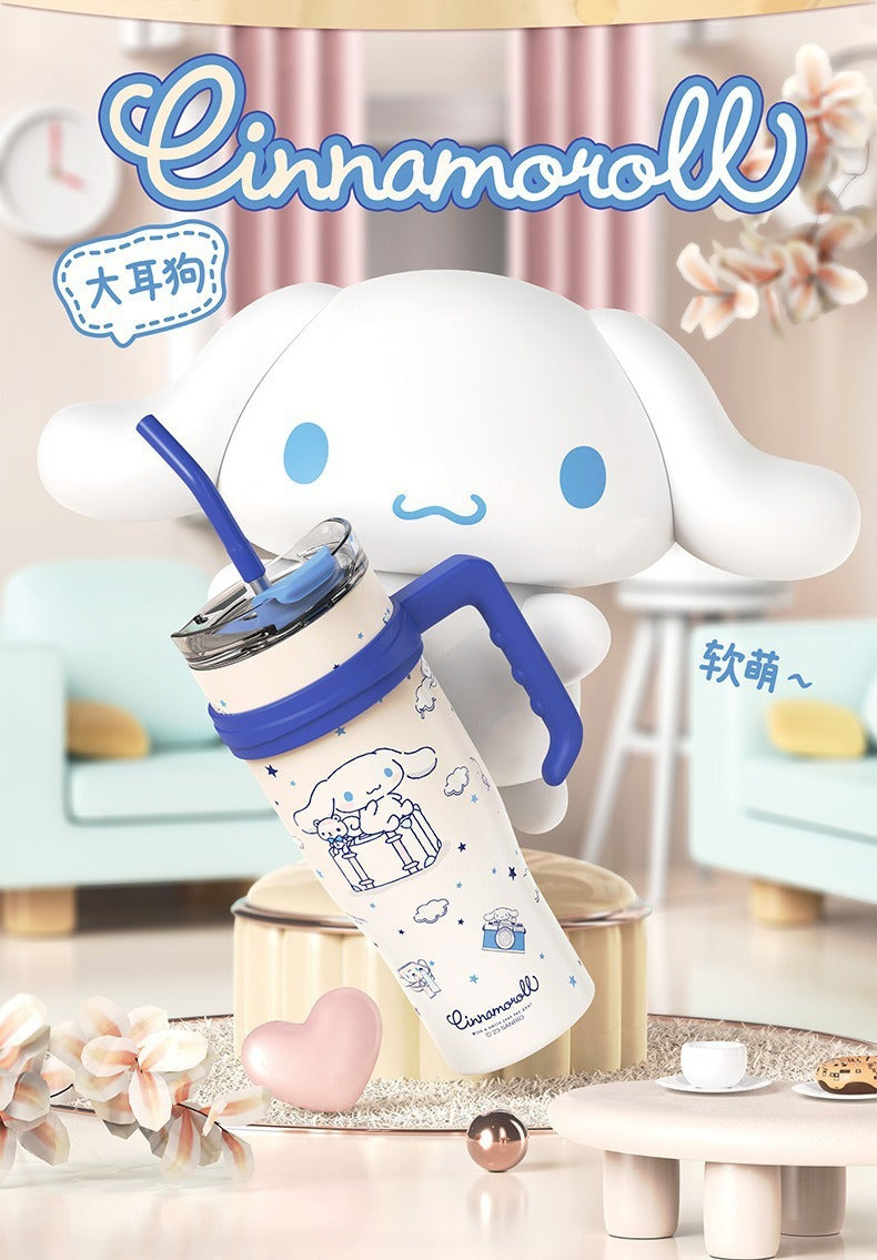 304 Stainless Steel Giant Sanrio Insulated Cup Large Capacity Handle Water Cup