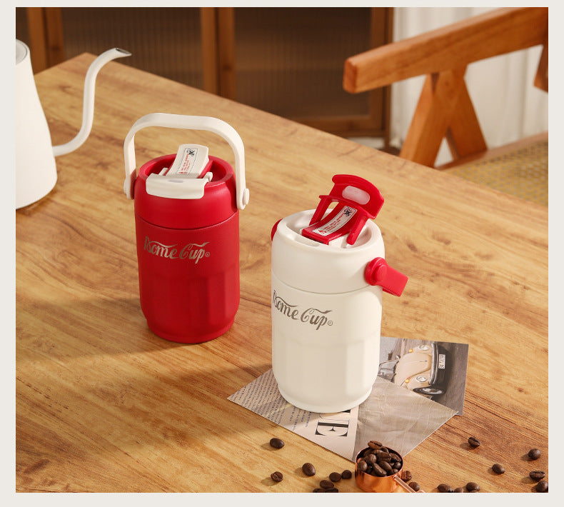 316 Stainless Steel Insulated Cup Portable Folding Handheld Coffee Cup