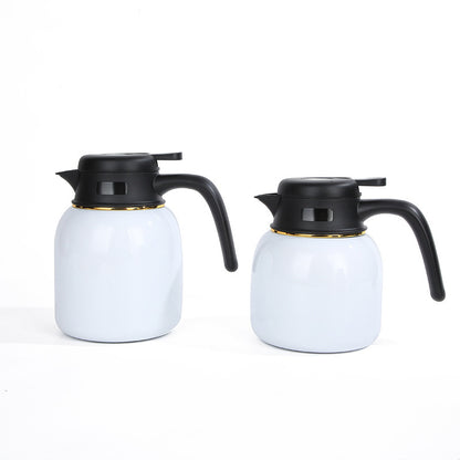 Large Capacity 316 Stainless Steel Tea Brewing Kettle Portable Handle Insulation Kettle