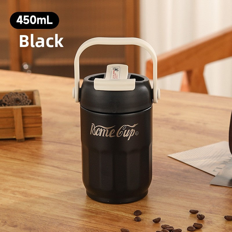 316 Stainless Steel Insulated Cup Portable Folding Handheld Coffee Cup