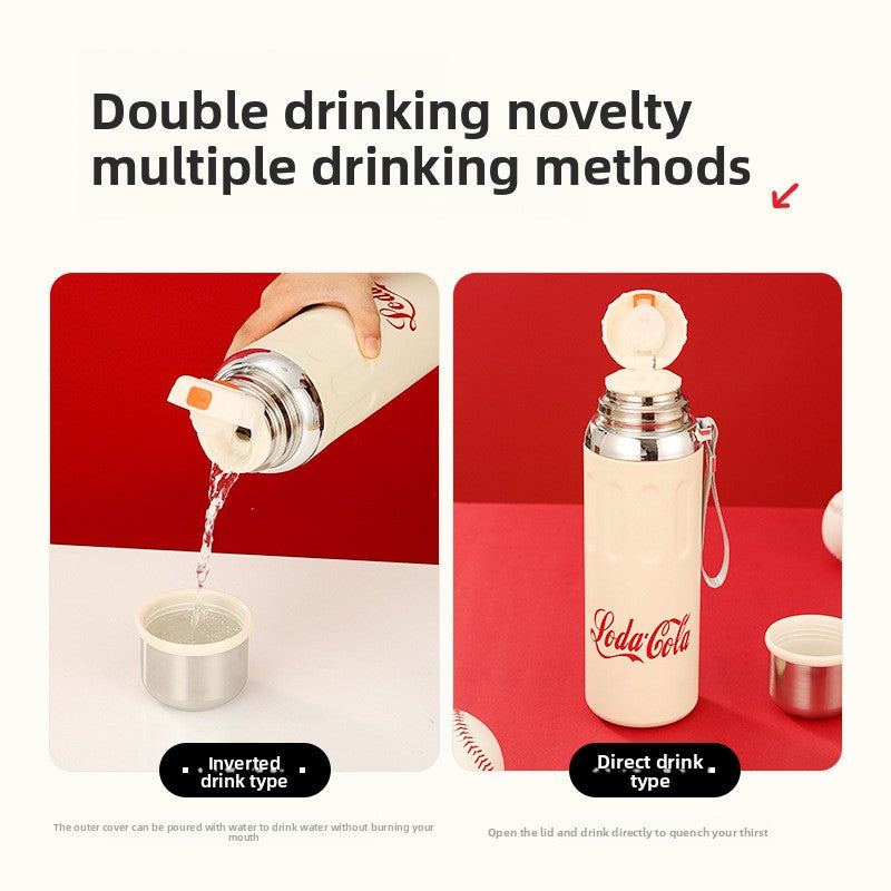 316 Stainless Steel Insulated Cup Outdoor Sports Double Drinking Tea Cup