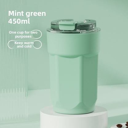Simple 304 Stainless Steel Insulated Cup with Intelligent Temperature Measurement for Outdoor Sports and Portability