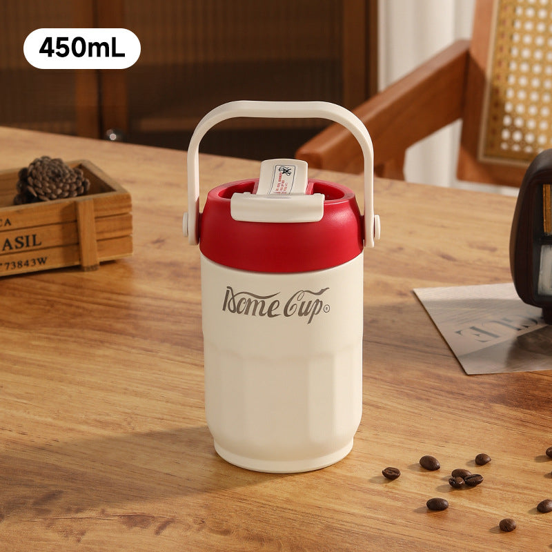 316 Stainless Steel Insulated Cup Portable Folding Handheld Coffee Cup