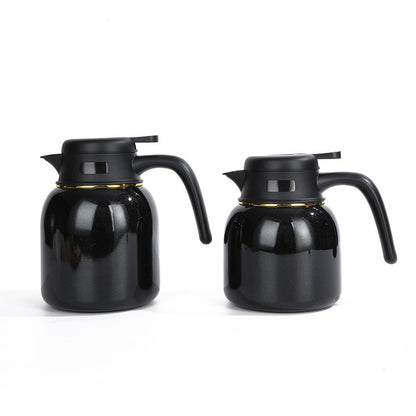 Large Capacity 316 Stainless Steel Tea Brewing Kettle Portable Handle Insulation Kettle