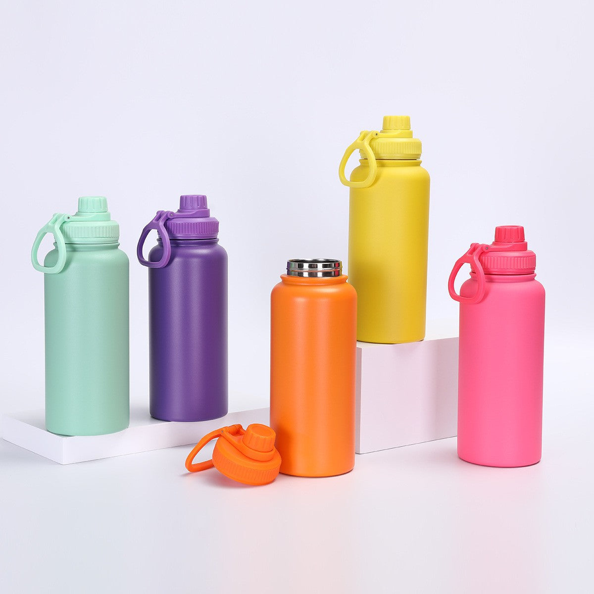 304 Stainless Steel Large Capacity Vacuum Insulated Cup Outdoor Portable Sports Water Cup