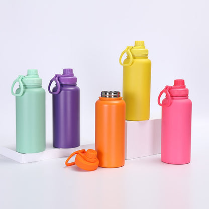 304 Stainless Steel Large Capacity Vacuum Insulated Cup Outdoor Portable Sports Water Cup
