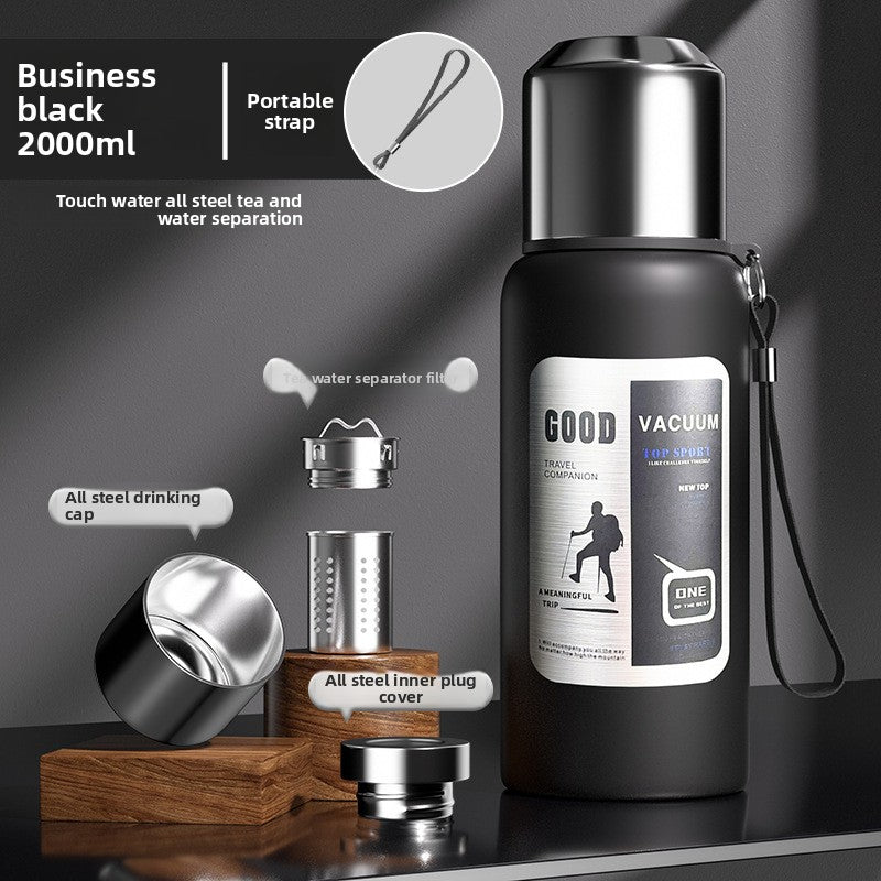 Outdoor Insulated Cup 316 Stainless Steel Car Portable Camping Climbing