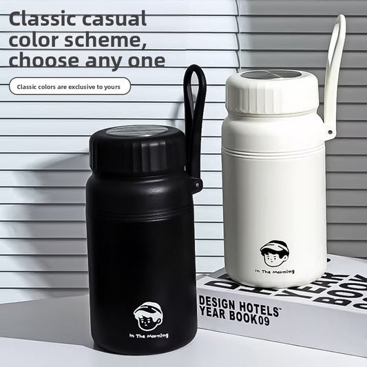 Simple 316 Stainless Steel Vacuum Insulated Cup with Portable Handle