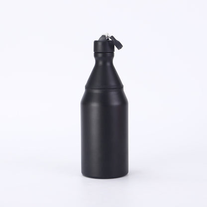 Fashion Small Mouth Bottle Simple Detachable 304 Stainless Steel Insulated Cup Portable with Strap