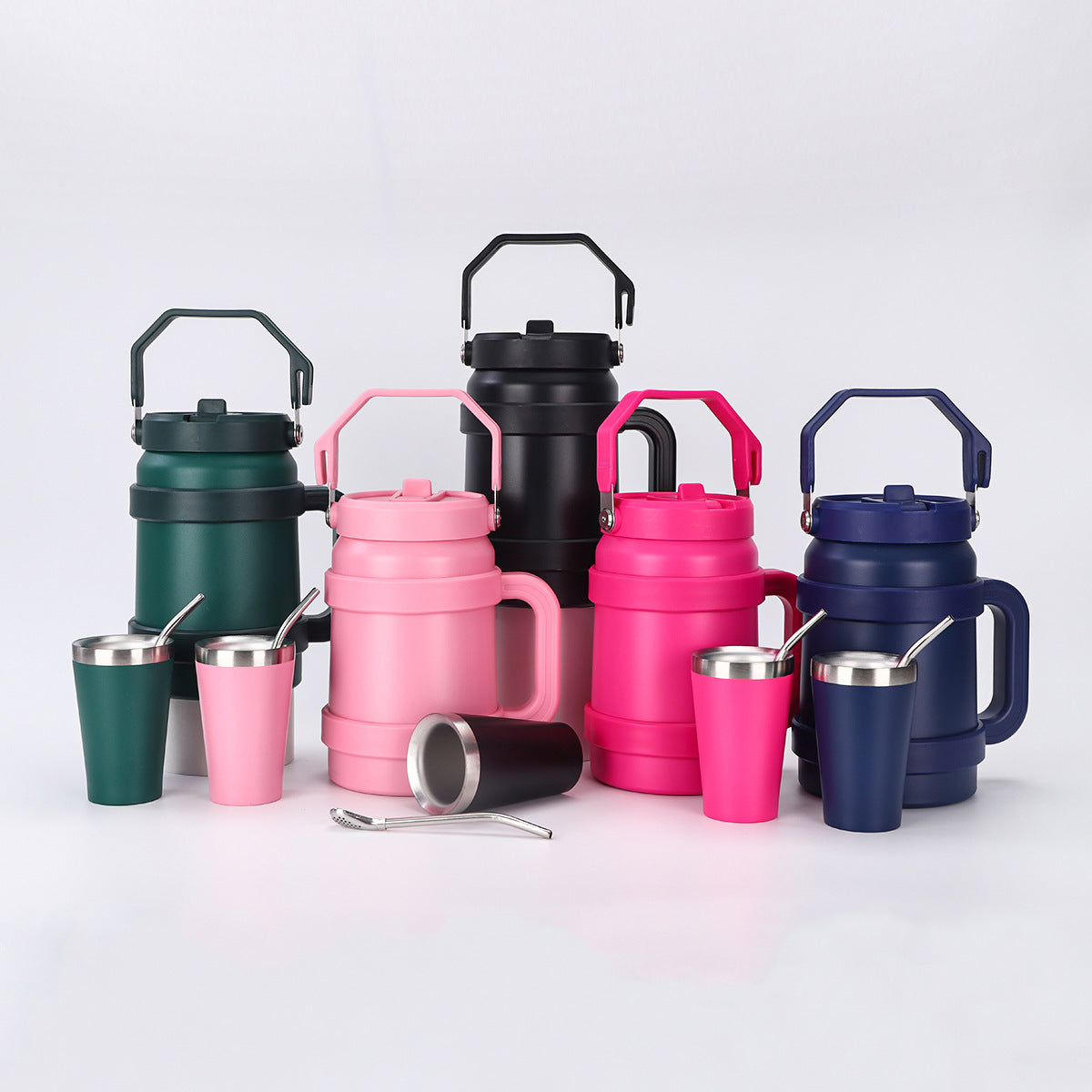 Handheld ton bucket + Small trumpet cup +Spoon