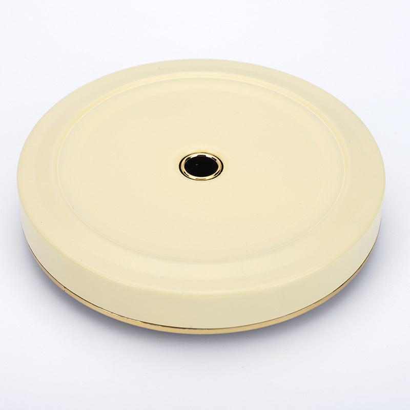 304 stainless steel gold-rimmed lid straw cup large capacity portable cup fashion gift coffee cup