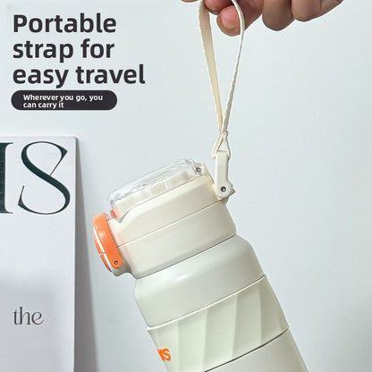 316 Stainless Steel Insulated Cup Convenient Outdoor Sports Pop-up Lid