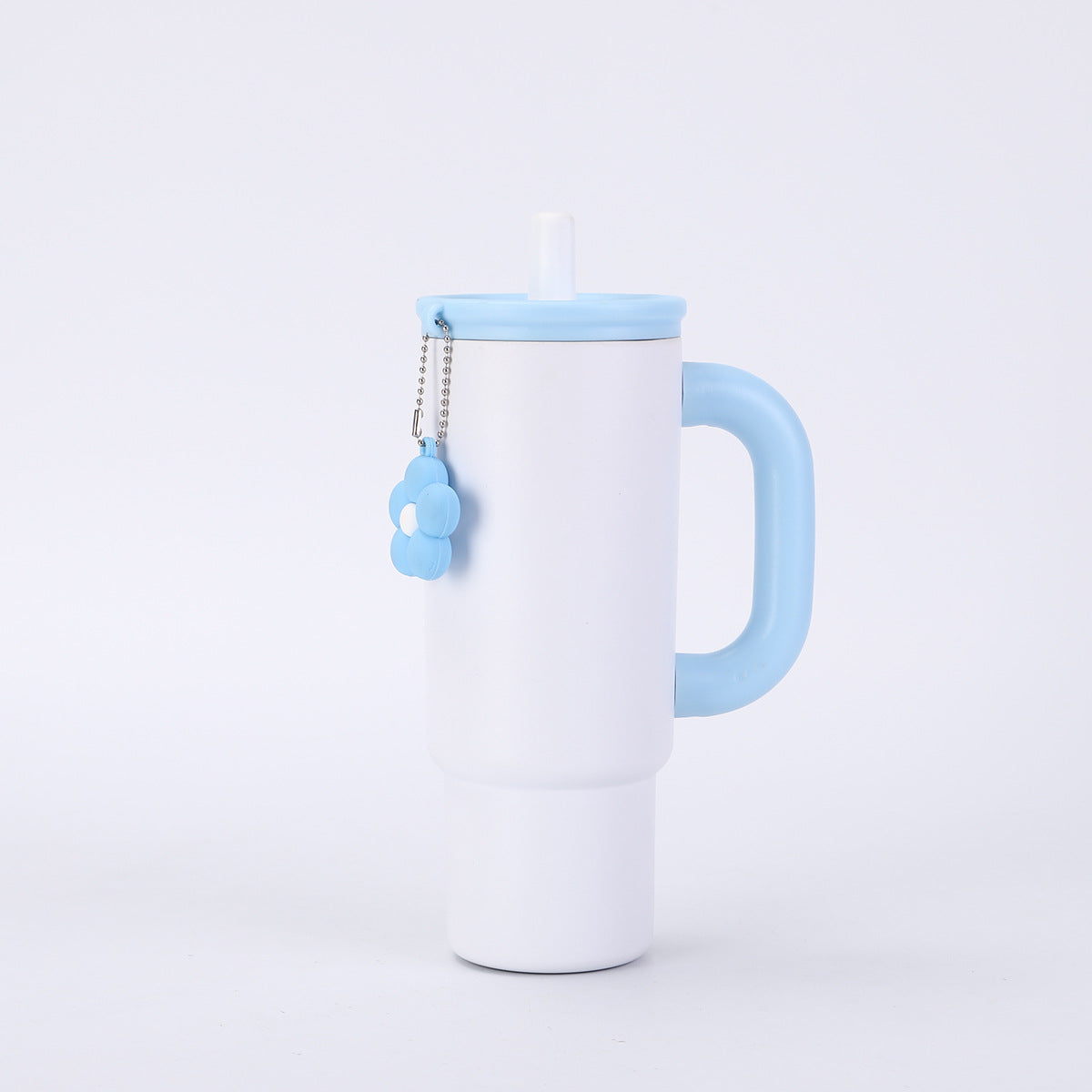 304 Stainless Steel Handle Insulated Cup Portable Car Straw Cup