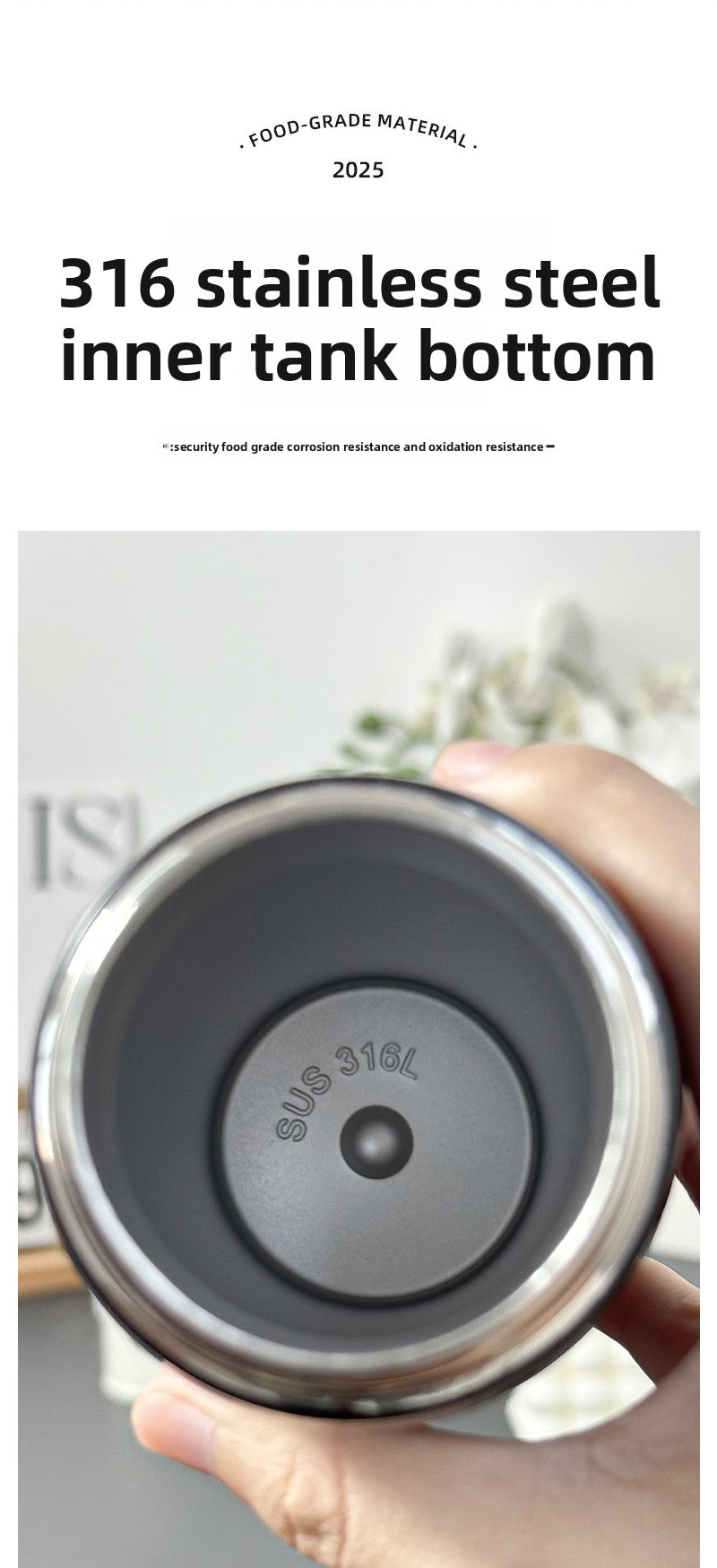 316 Stainless Steel Insulated Portable Car Bounce Cup