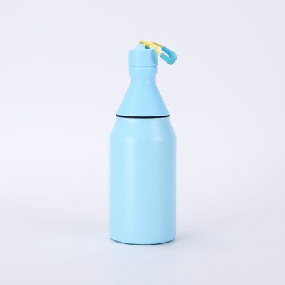 Fashion Small Mouth Bottle Simple Detachable 304 Stainless Steel Insulated Cup Portable with Strap