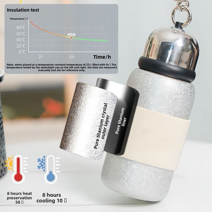 Pure Titanium Pocket Thermos Cup Upscale Portable