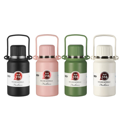 316 Stainless Steel Insulated Portable Temperature Display Handheld Kettle