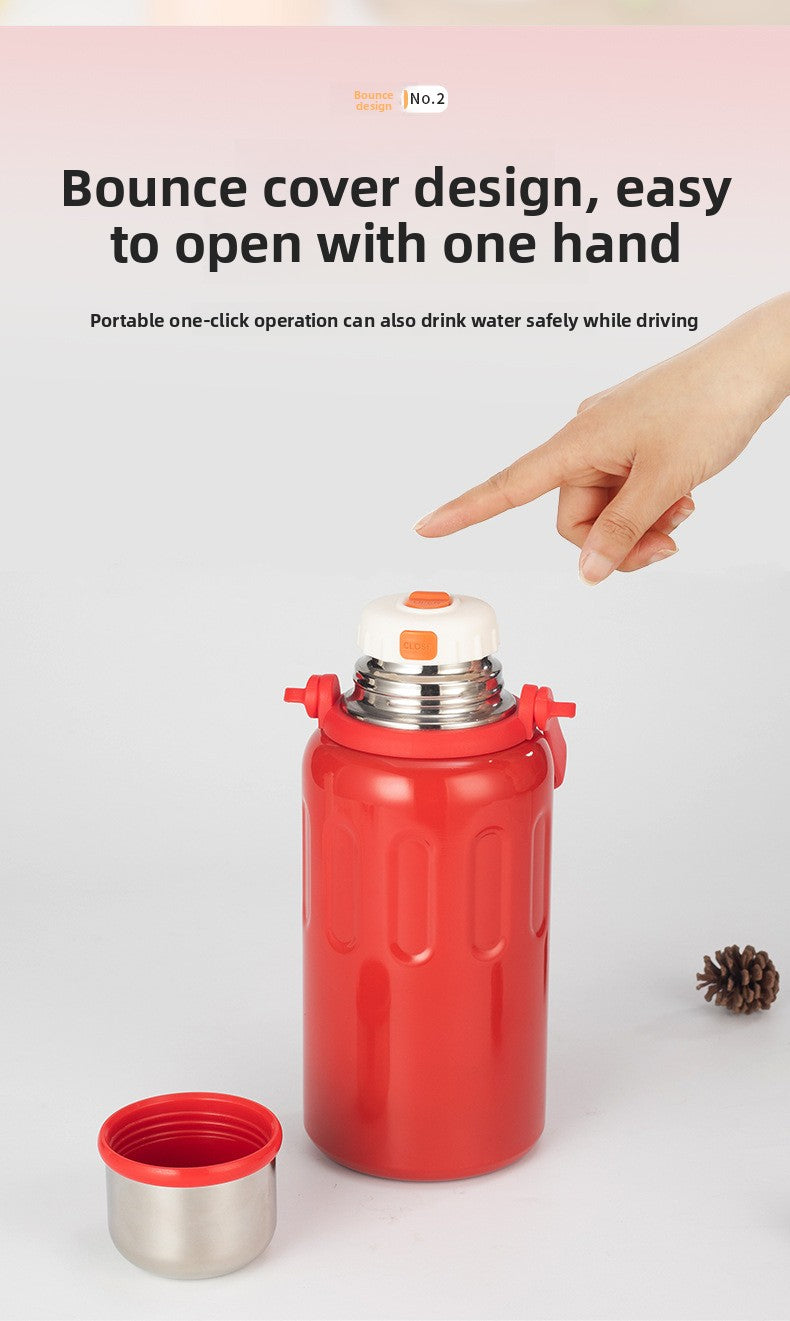 316 Stainless Steel Insulated Cup Outdoor Portable Sports Water Bottle