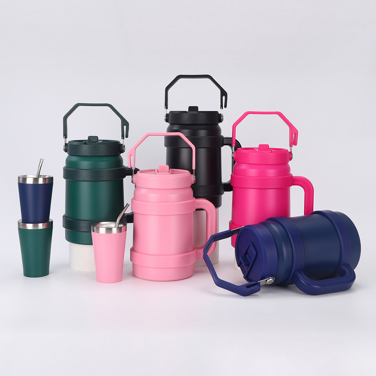 Handheld ton bucket + Small trumpet cup +Spoon