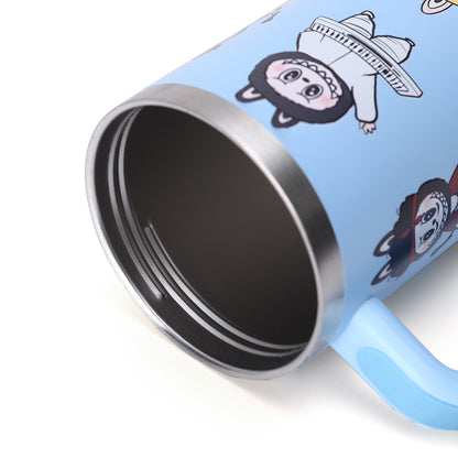 labubu Cartoon Series 40oz Large Capacity Outdoor Portable Straw Cup