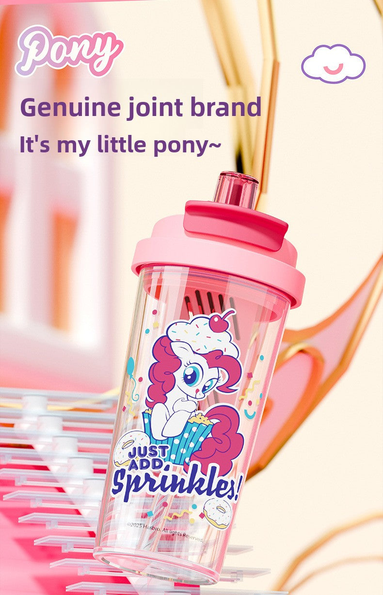 My Little Pony Plastic Cup Portable Cute Handheld Student