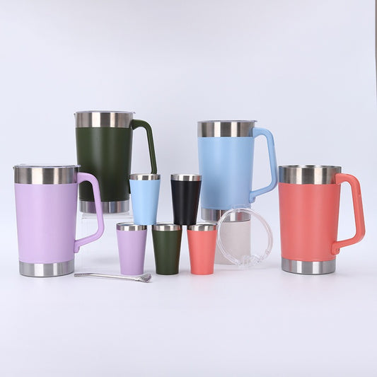 1.9L Large Capacity Durable 304 Stainless Steel Thermos Cup
